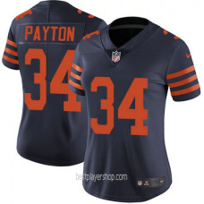 Walter Payton Chicago Bears Womens Authentic 1940s Throwback Alternate Navy Blue Jersey Bestplayer